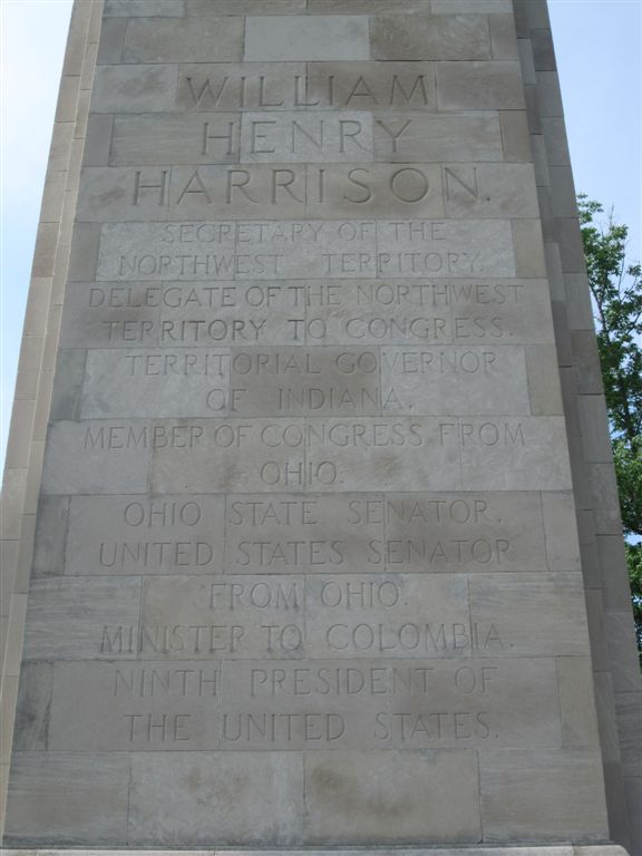William Henry Harrison grave stone
