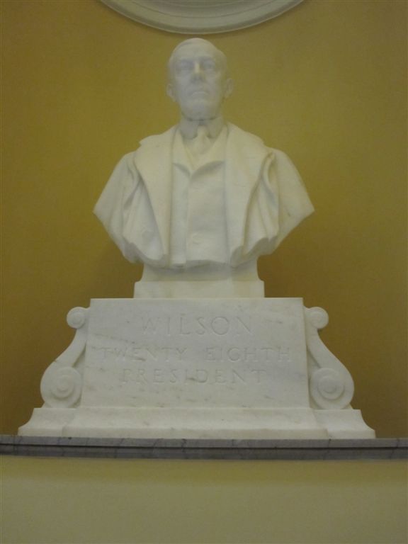 Wilson Bust at the Virginia State Capitol
