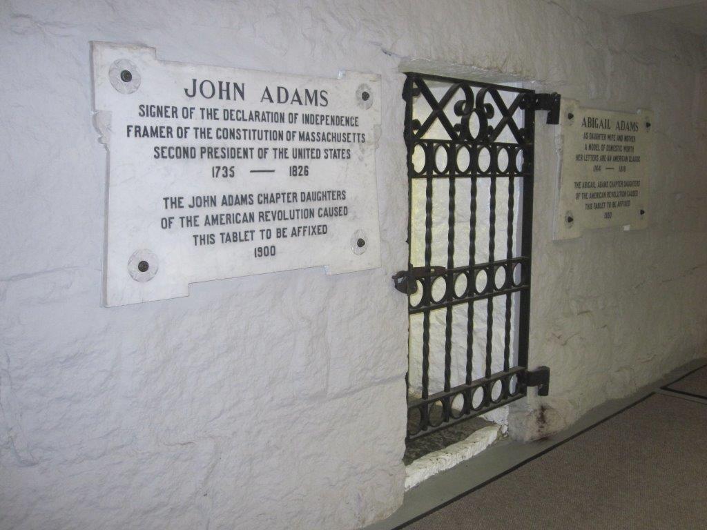 John and John Quincy Adams gravesite