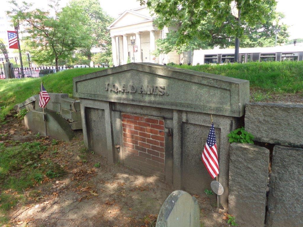 original John Quincy Adams burial location