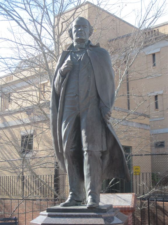 Andrew Johnson statue in Greeneville, Tennessee 
