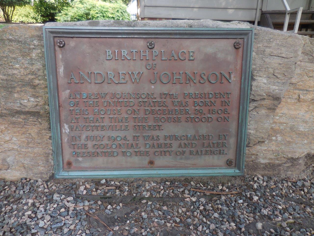 Andrew Johnson birthplace house