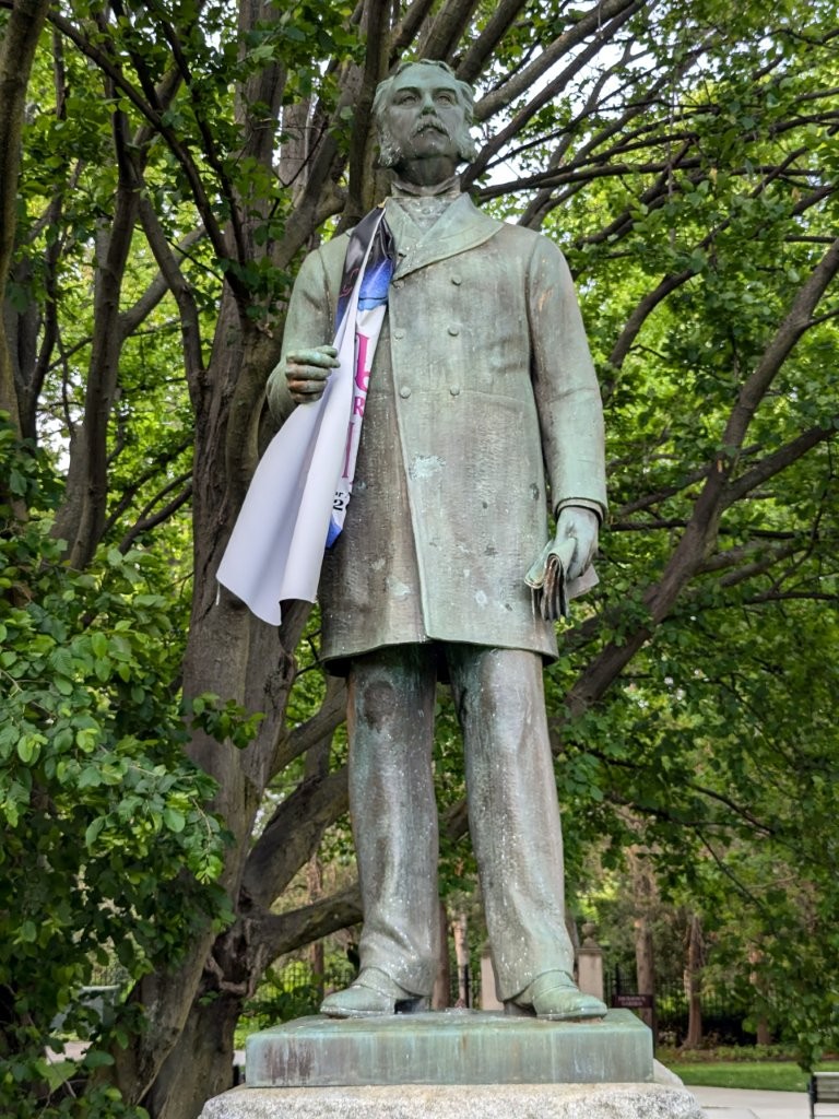 Chester Arthur statue at Union College in New York
