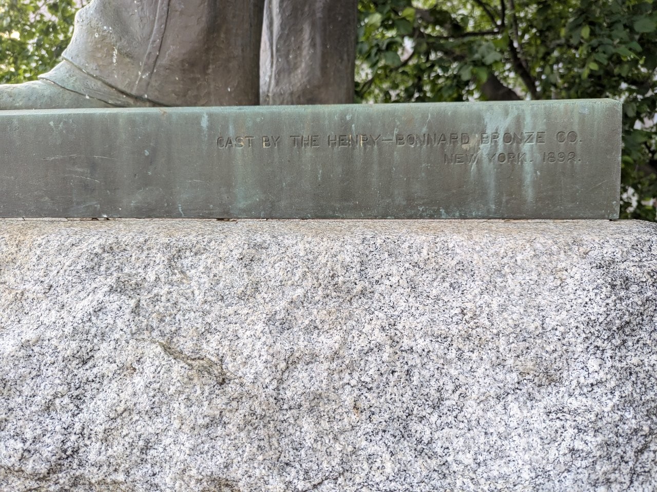 Chester Arthur statue at Union College in Schenectady, New York