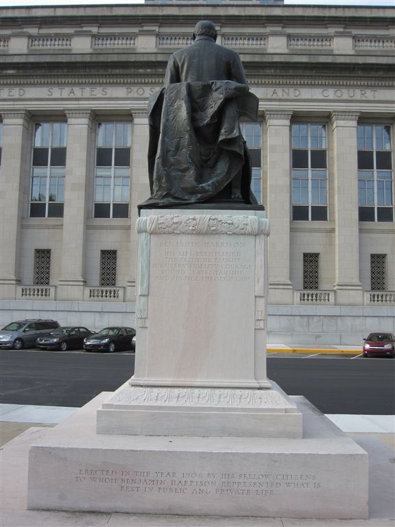 Benjamin Harrison statue in Indianapolis