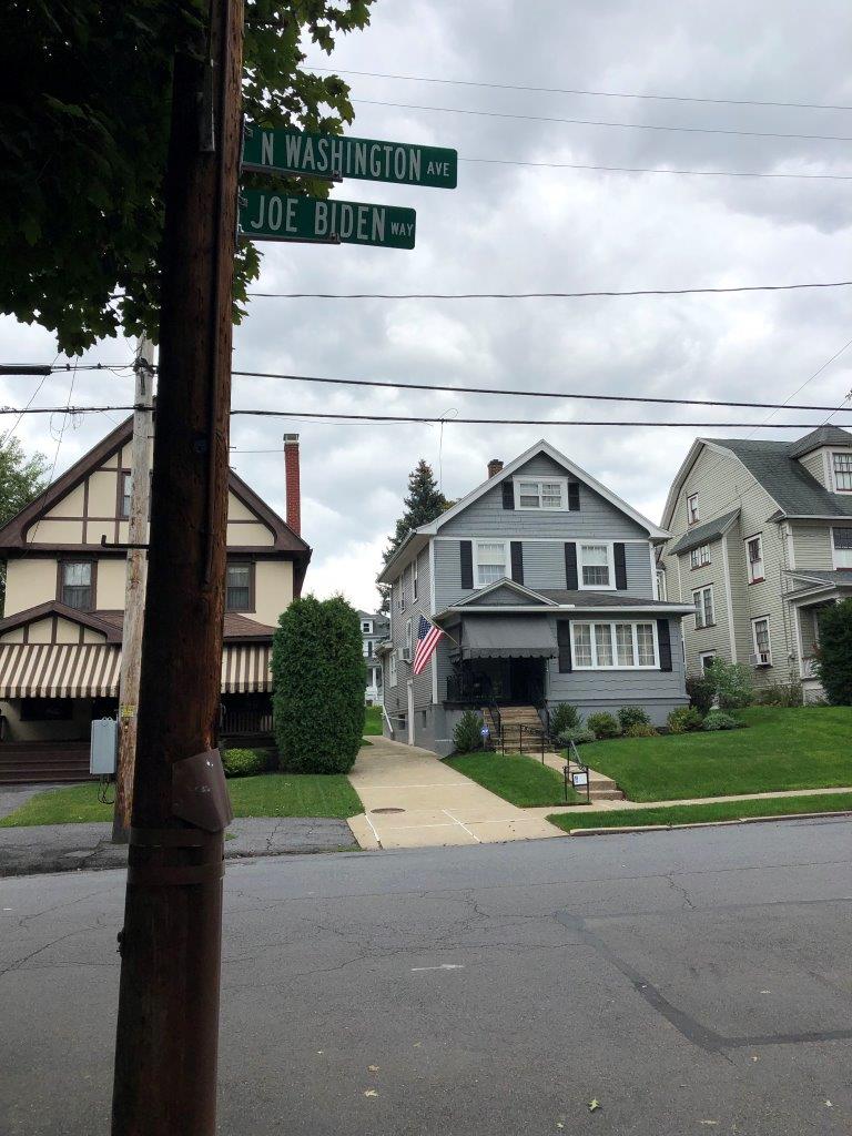 photo of Joe Biden's childhood home in Scranton, PA