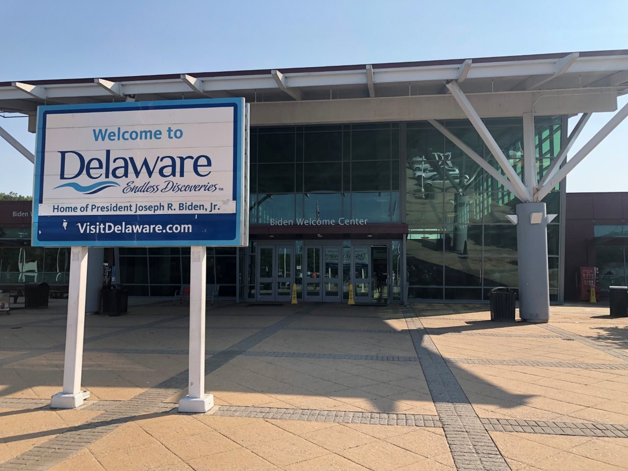 Joe Biden Welcome Center in Delaware