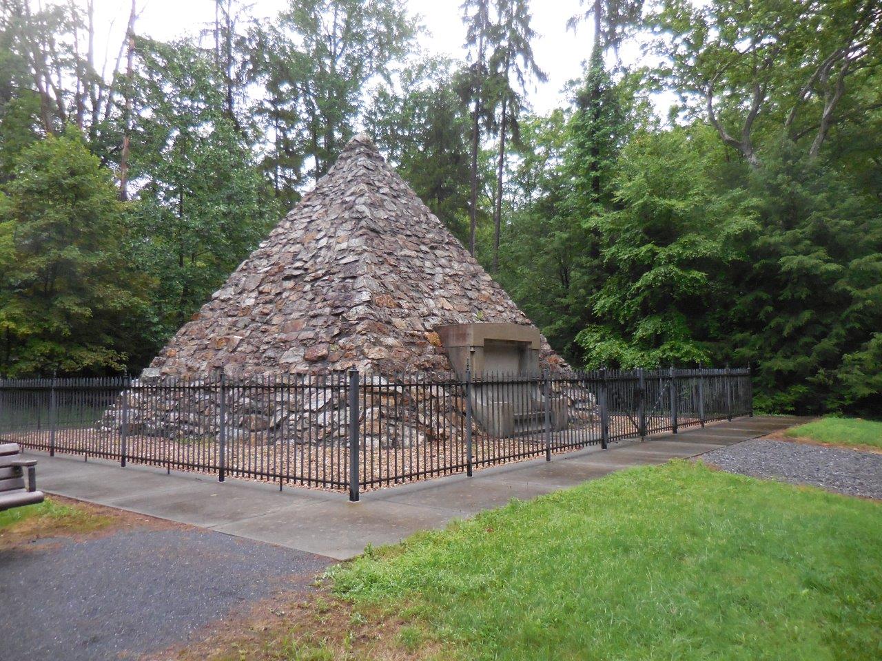 photo of James Buchanan's birthplace marker