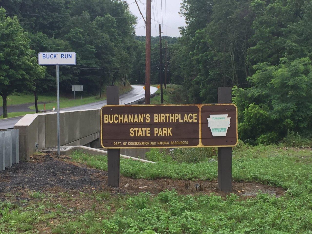 Buchanan's birthplace state park