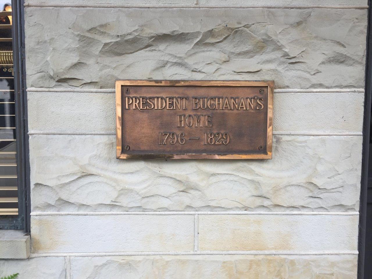 James Buchanan home in Mercersburg, Pennsylvania
