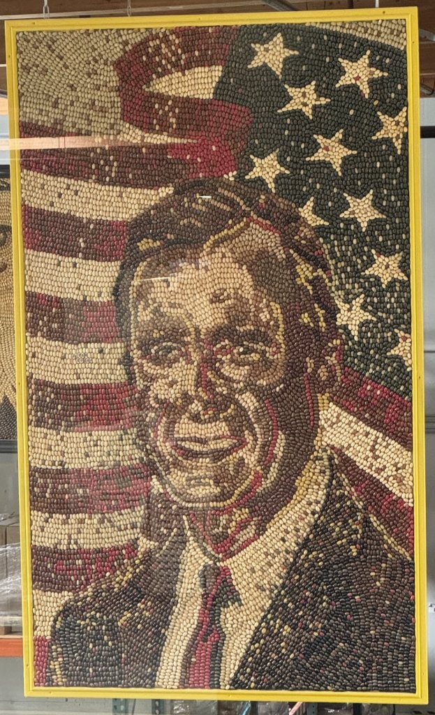George H.W. Bush Jelly Bean portrait