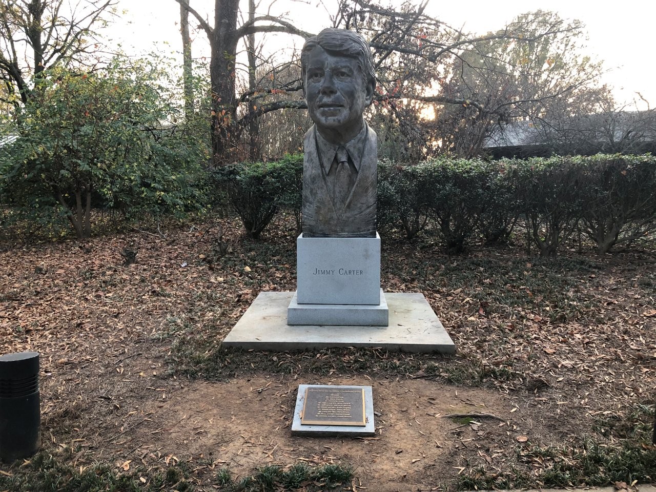 Jimmy Carter Bust at the Carter Center in Atlanta