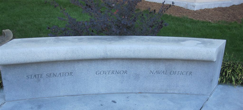 Jimmy Carter statue at the Georgia capitol