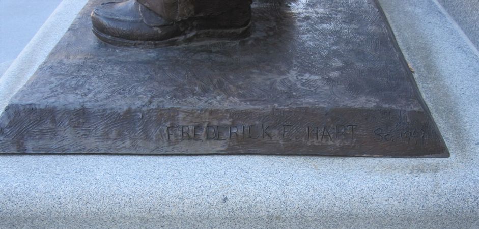 Jimmy Carter statue at the Georgia capitol