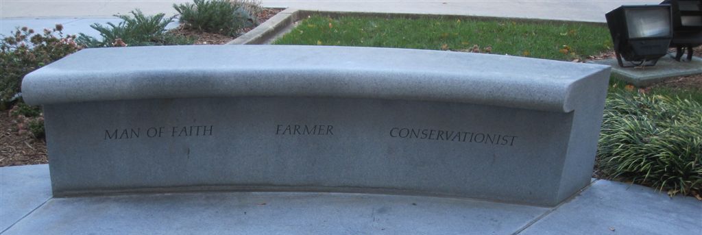 Jimmy Carter statue at the Georgia capitol