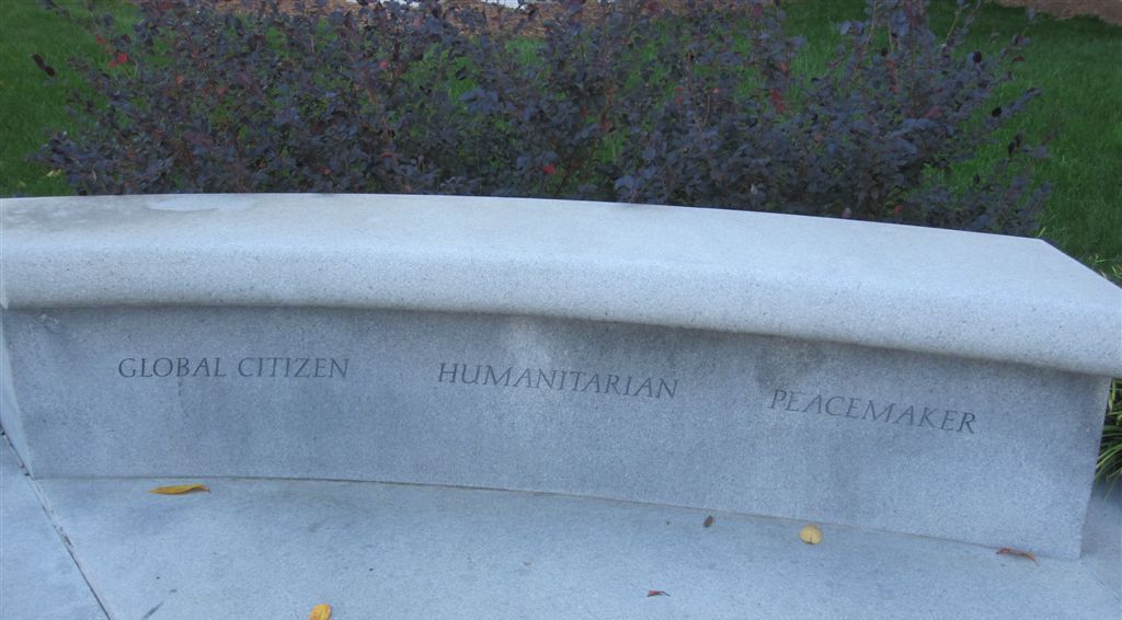 Jimmy Carter statue at the Georgia capitol
