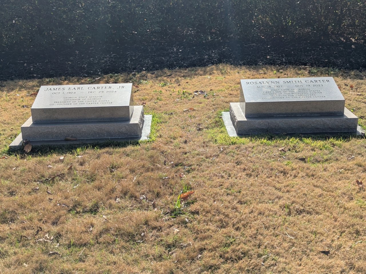 Jimmy Carter burial site