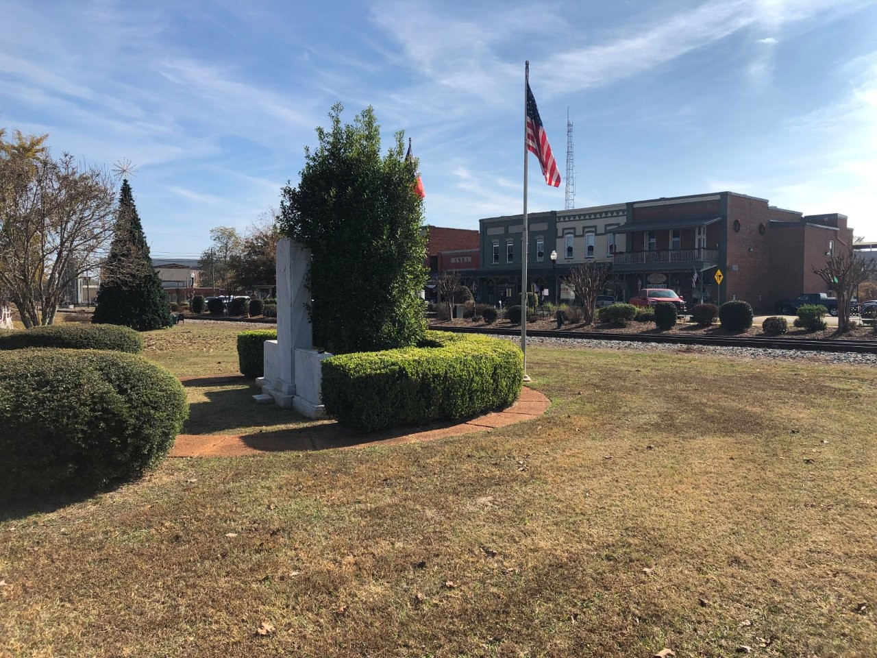 Jimmy Carter monument in Plains, Georgia