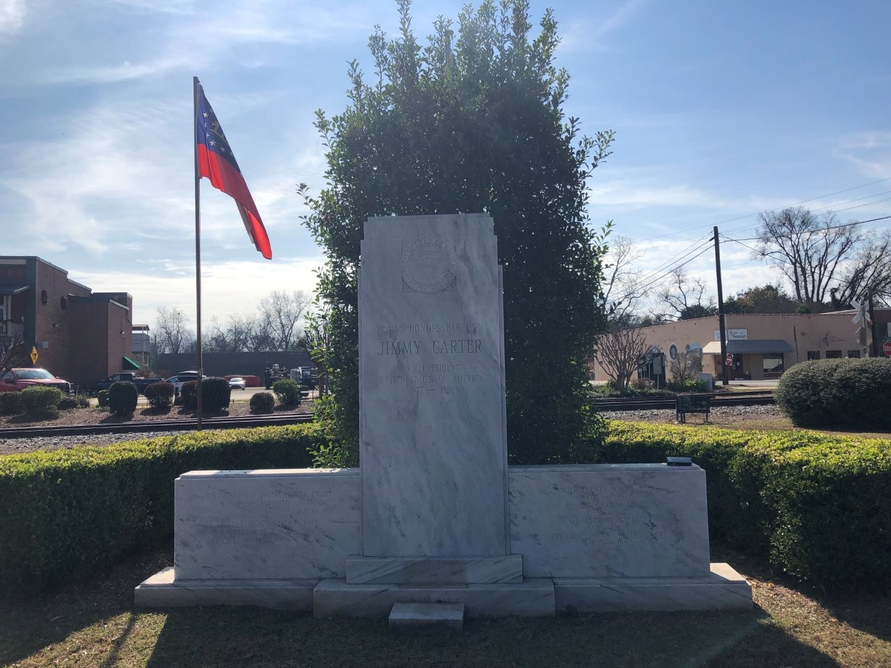 Jimmy Carter memorial in Plains, Georgia