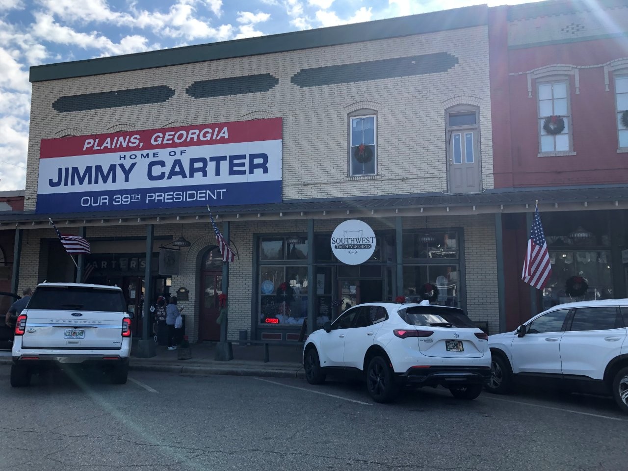 Carter peanut warehouse in Plains, Georgia