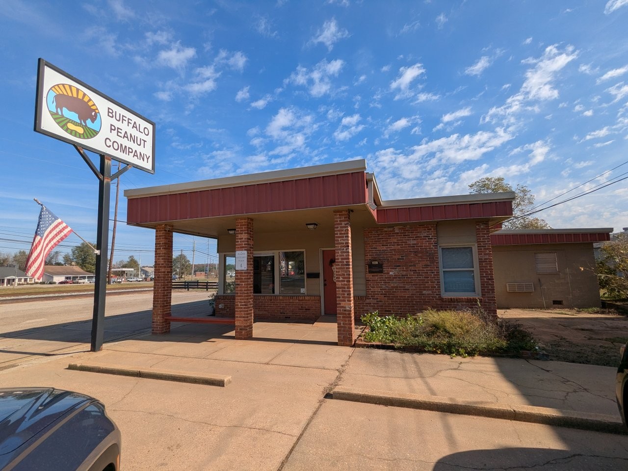 Carter peanut warehouse in Plains, Georgia