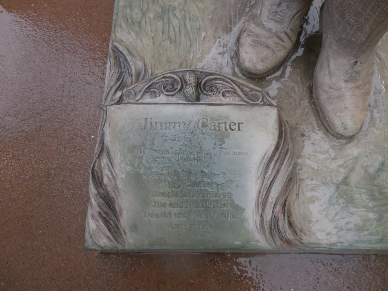 Jimmy Carter statue in Rapid City, South Dakota