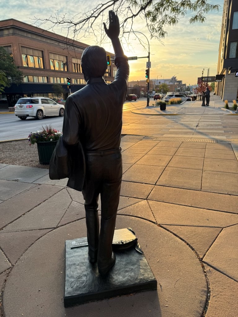 Jimmy Carter statue in Rapid City, South Dakota