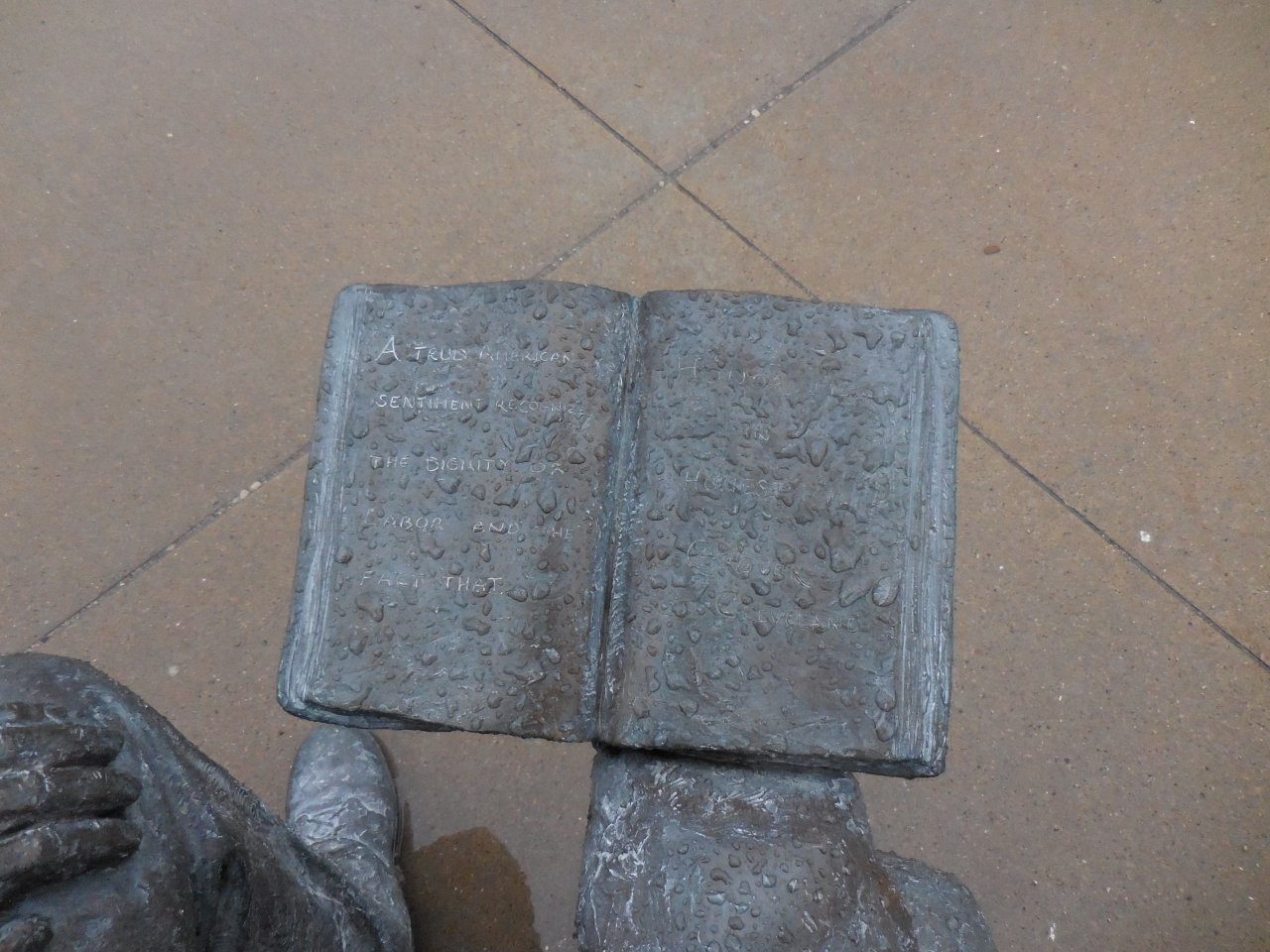 Grover Cleveland statue in Rapid City, South Dakota