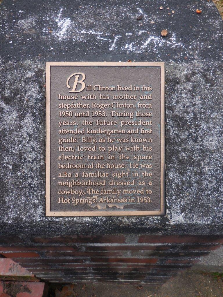 Bill Clinton historical marker - Hope