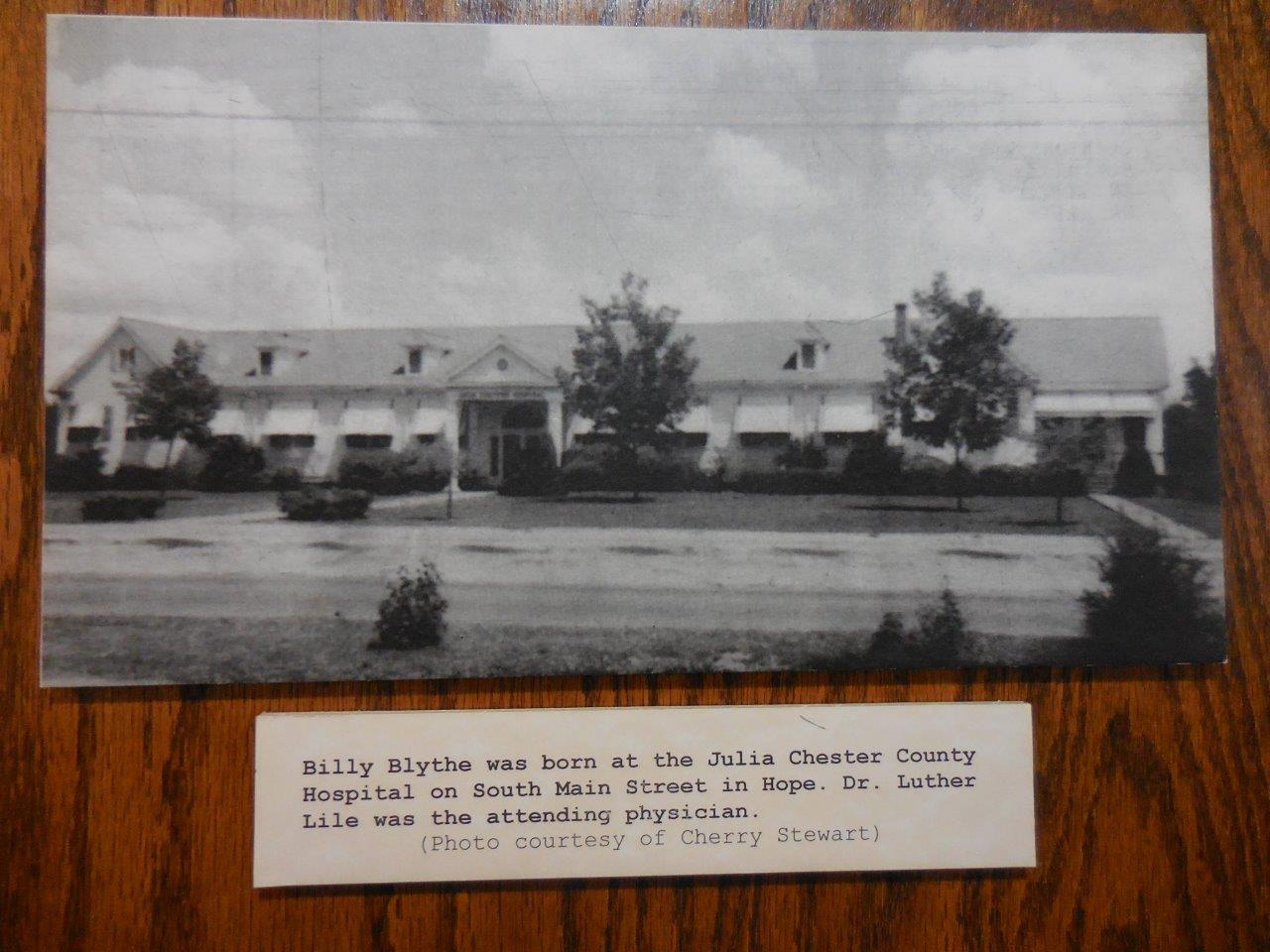 Bill Clinton birthplace - Julia Chester Hospital