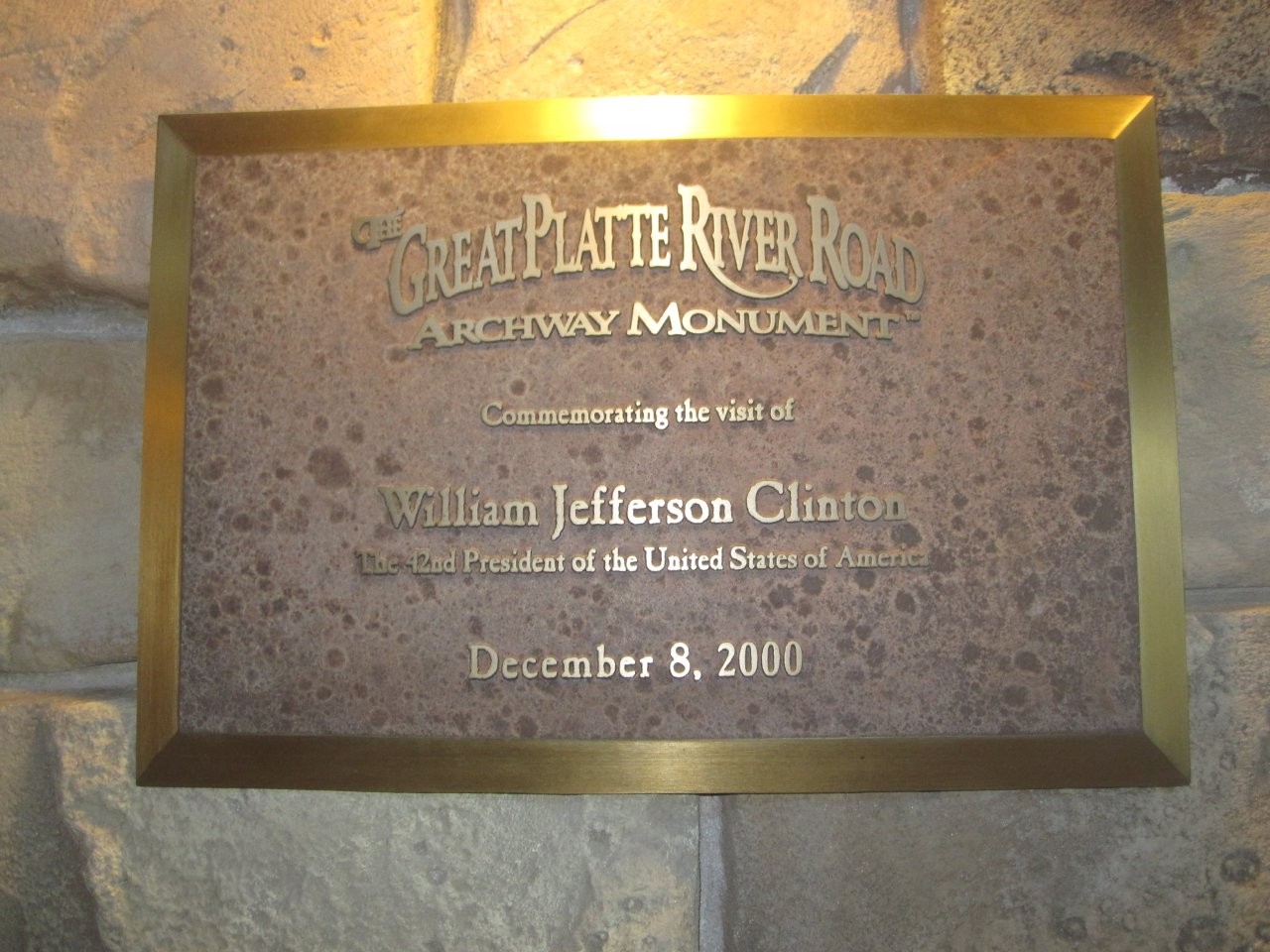 Bill Clinton museum building in Hope