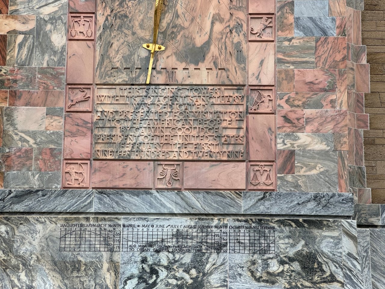 Calvin Coolidge monument in Lake Wales, Florida