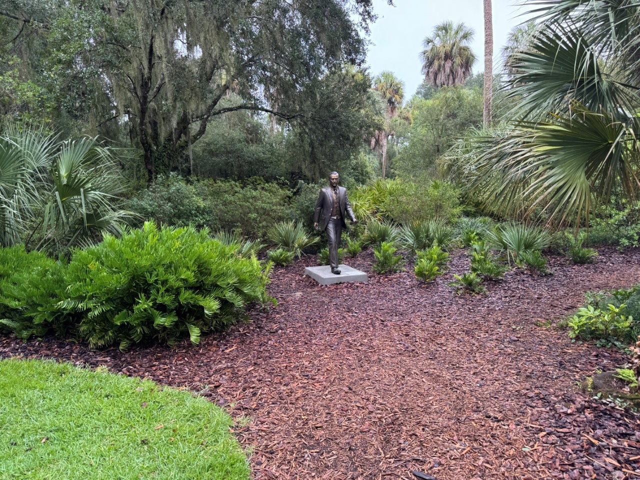 Calvin Coolidge sculpture in Lake Wales, Florida