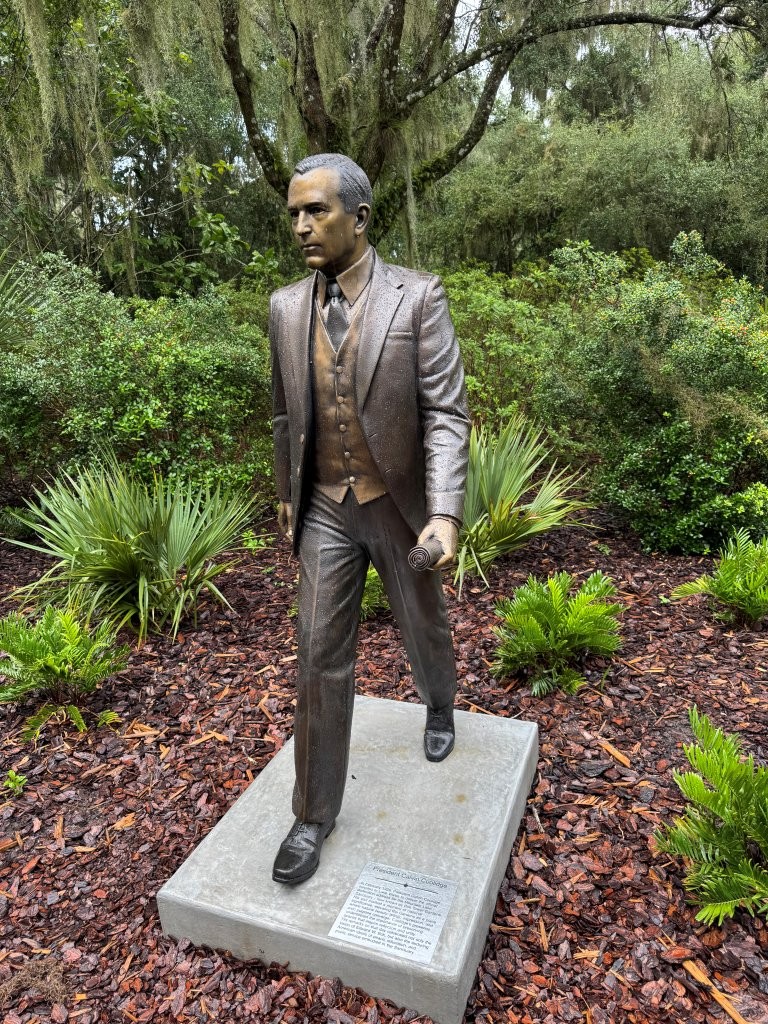 Calvin Coolidge statue in Lake Wales, Florida