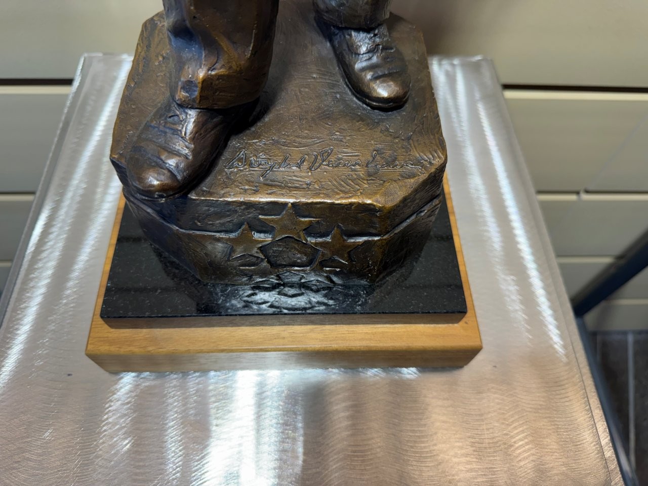 Dwight Eisenhower statue at Wichita, Kansas Eisenhower National Airport (ICT)