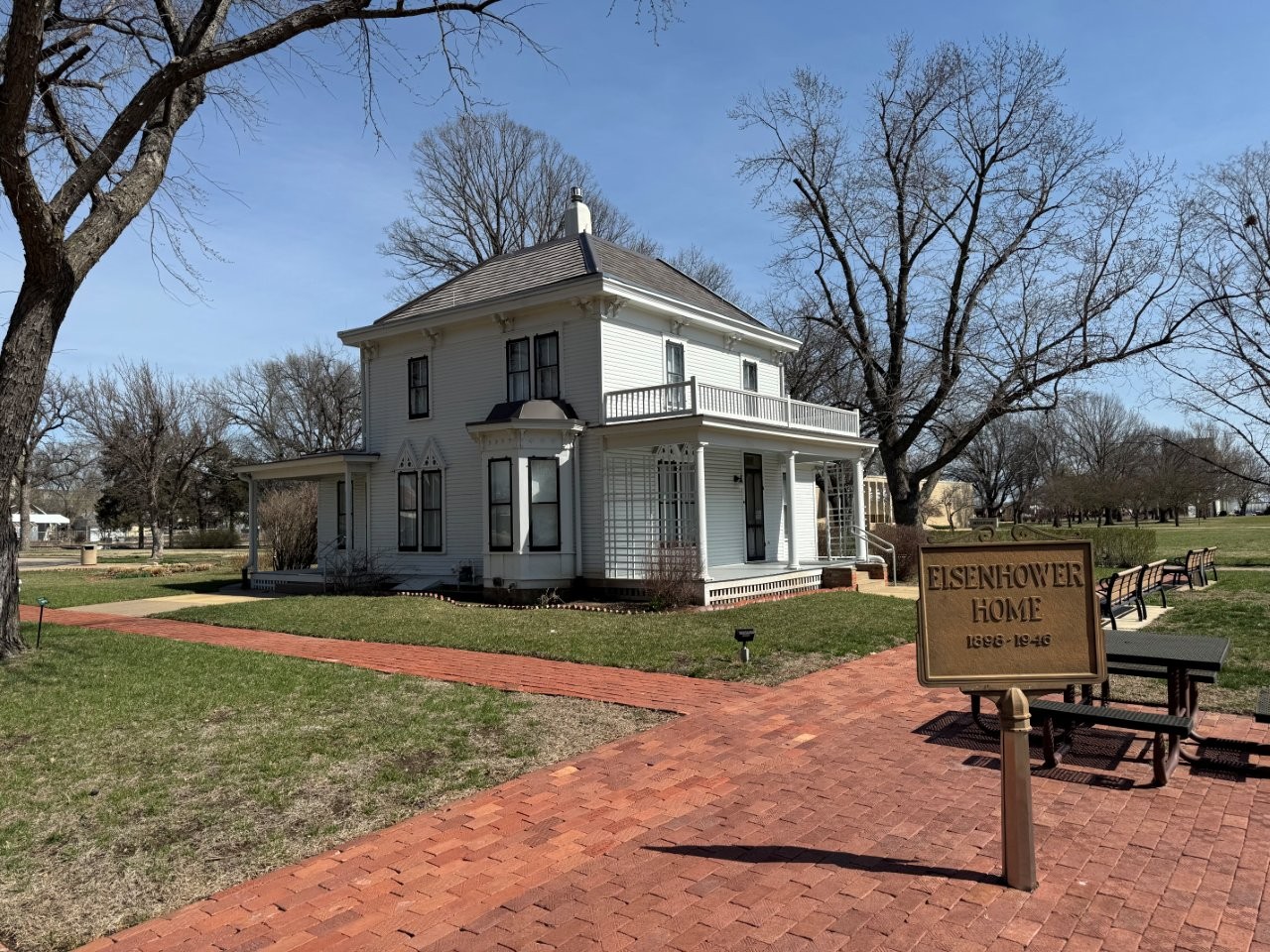 Dwight D. Eisenhower boyhood home in Abilene, Kansas