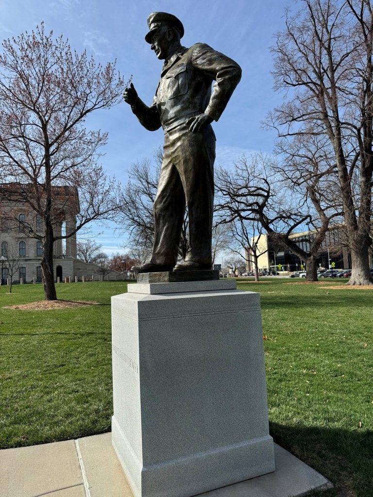 Dwight Eisenhower monument at the Kansas State Capitol in Topeka
