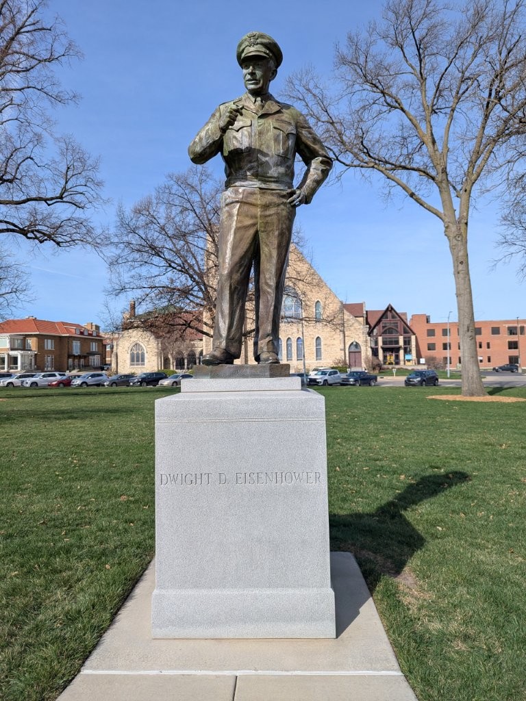 Dwight Eisenhower memorial at the Kansas State Capitol in Topeka