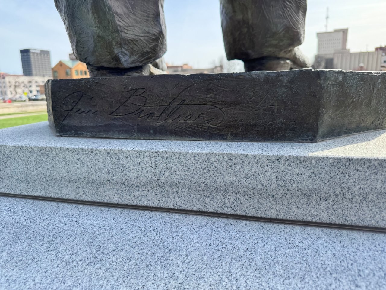 Dwight Eisenhower statue in Topeka, Kansas