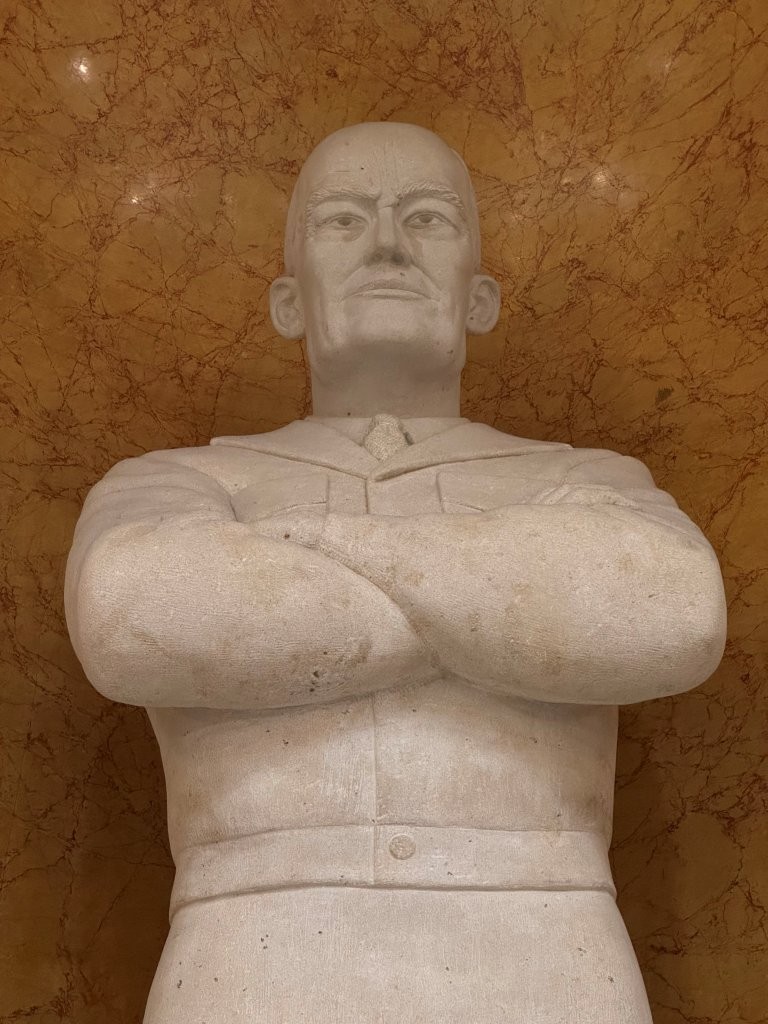 Dwight Eisenhower monument in Capitol Building in Kansas