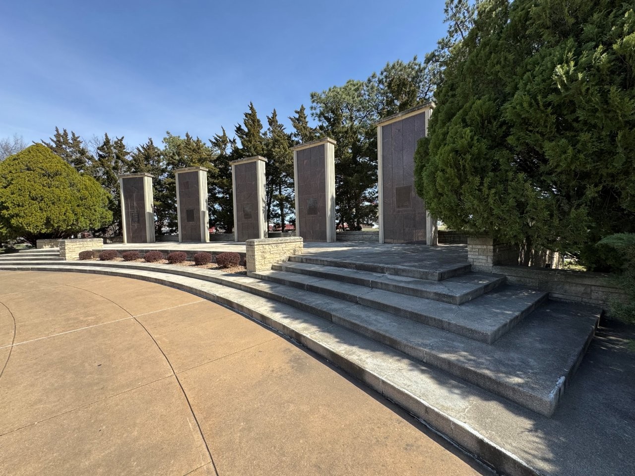 Dwight D. Eisenhower monument at Library in Abilene, Kansas