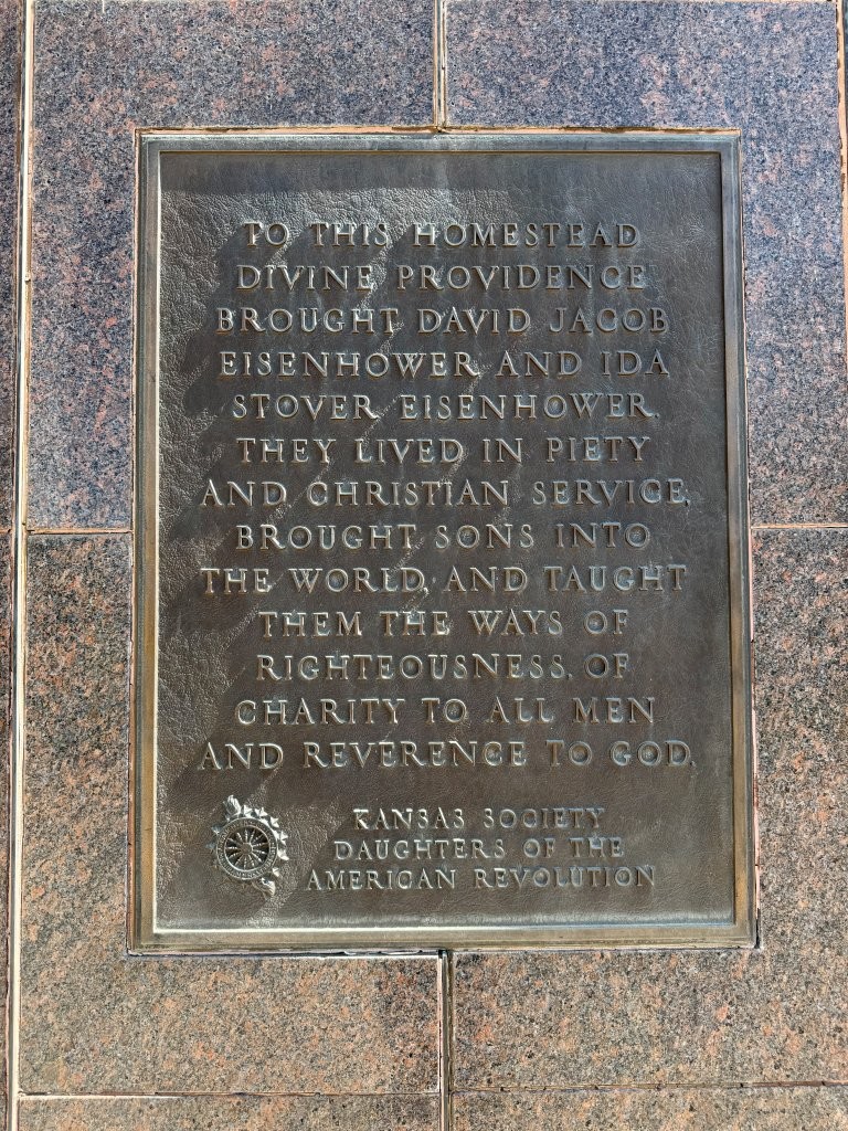 Dwight D. Eisenhower historical markers in Abilene, Kansas