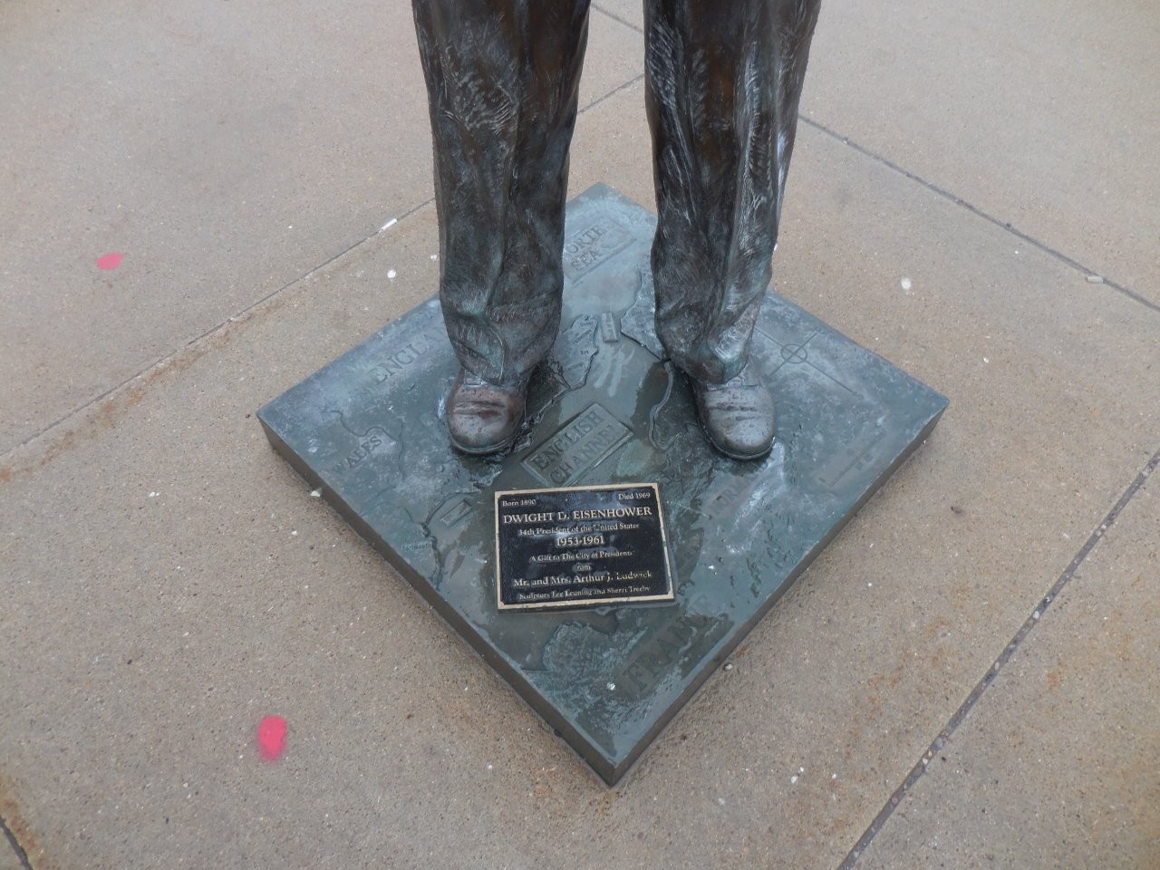 Dwight Eisenhower statue in Rapid City, South Dakota