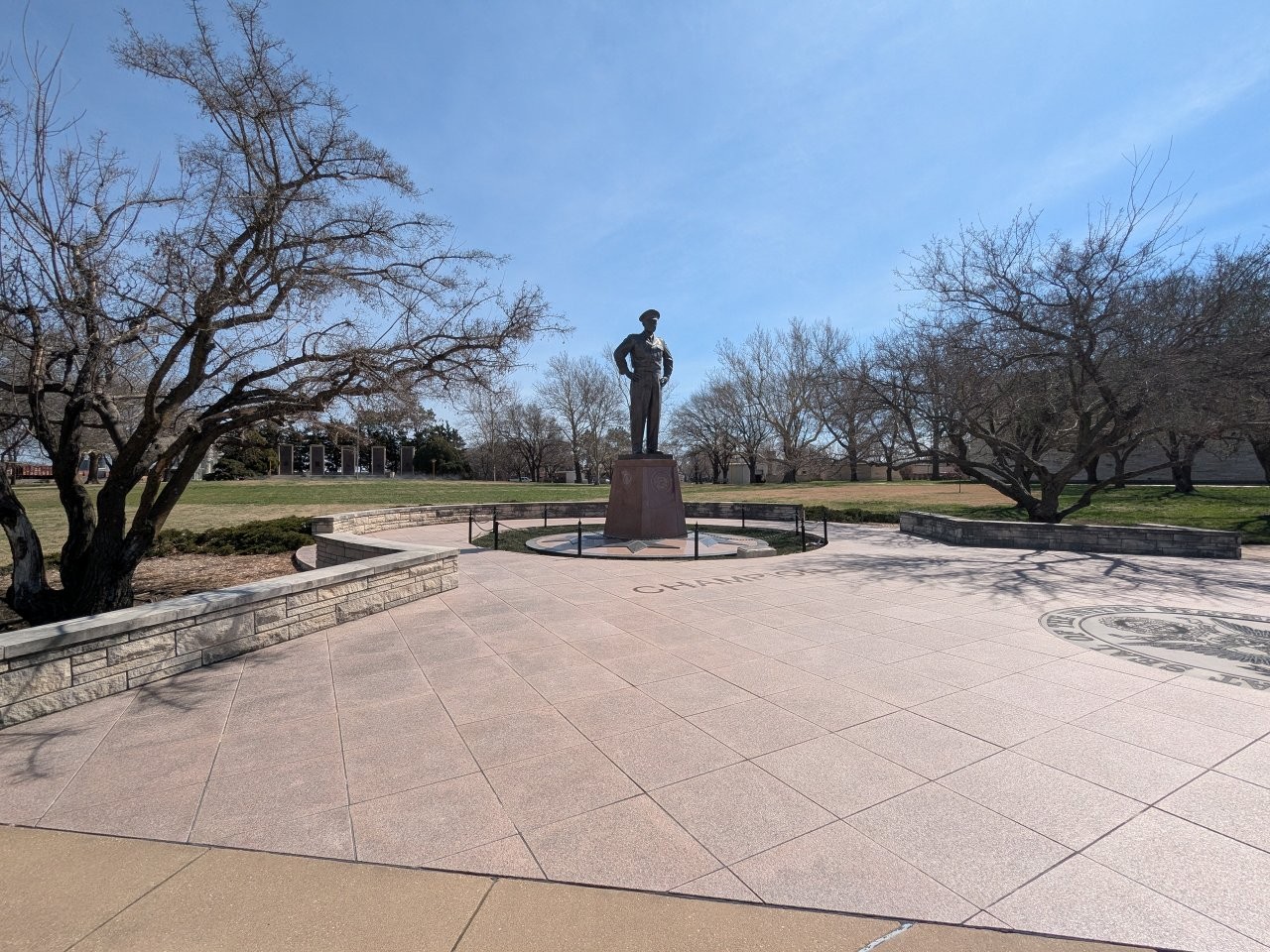 Dwight D. Eisenhower statue in Abilene, Kansas