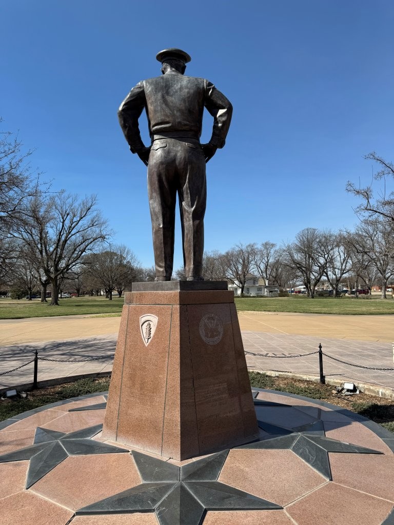 Dwight D. Eisenhower scuplture in Abilene, Kansas