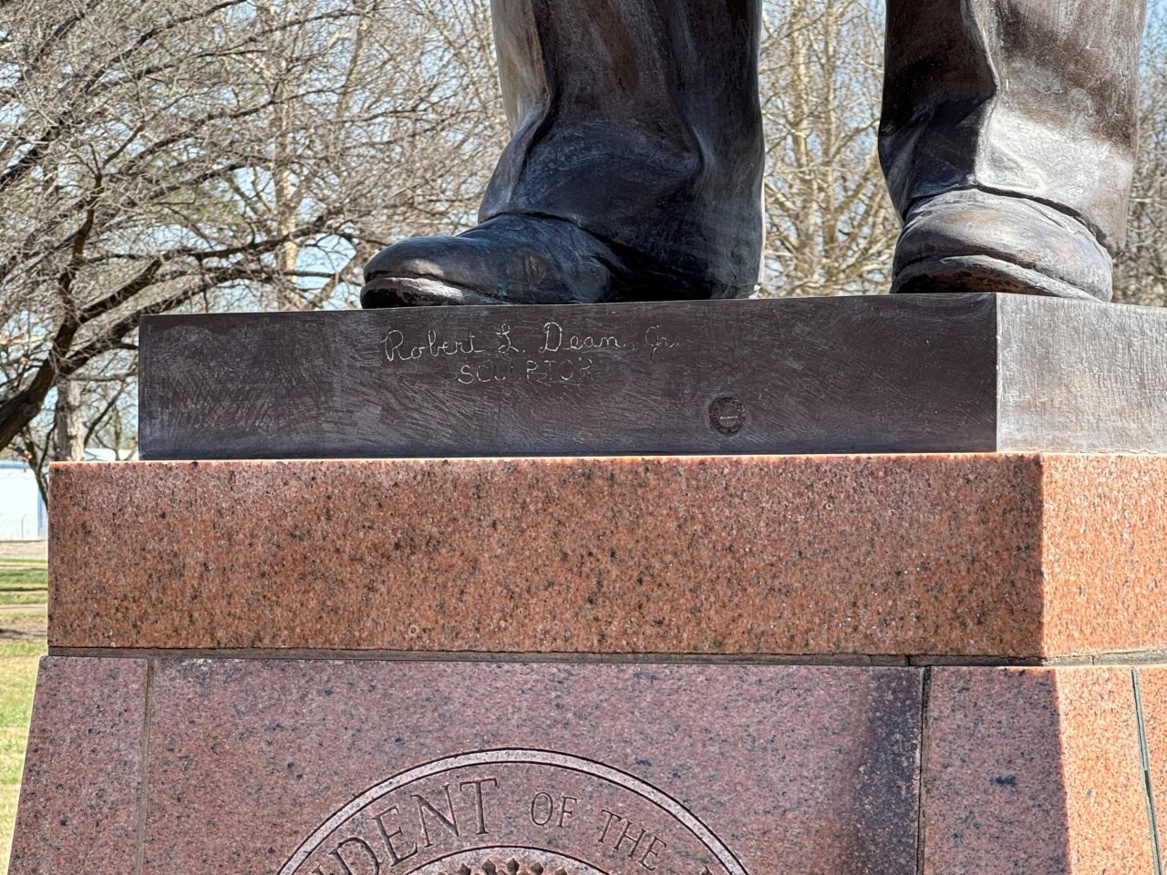 Dwight D. Eisenhower statue in Kansas