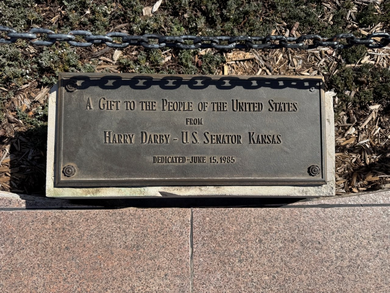 Dwight D. Eisenhower statue in Abilene, Kansas