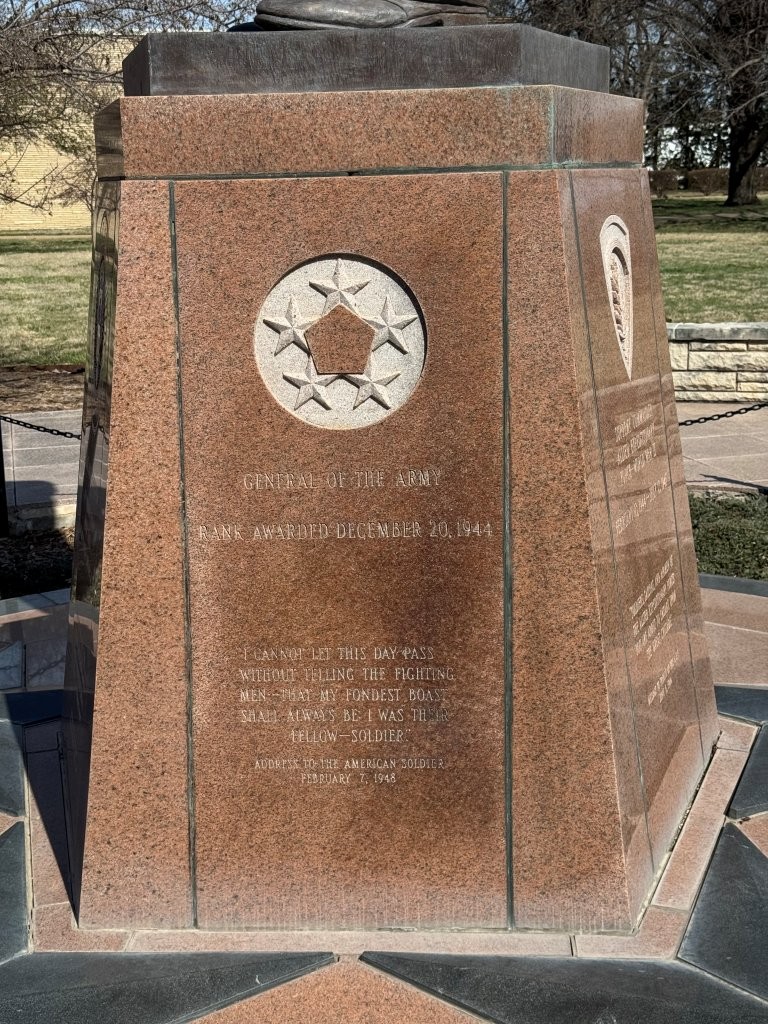 Dwight D. Eisenhower statue in Abilene, Kansas
