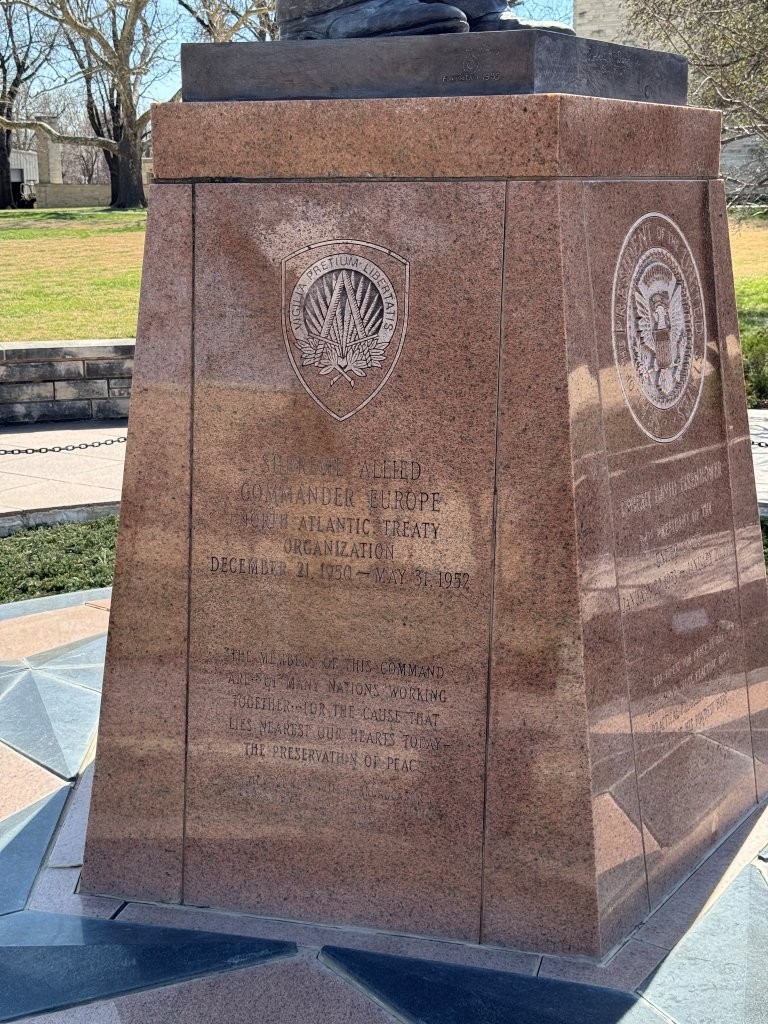 Dwight D. Eisenhower statue in Abilene, Kansas