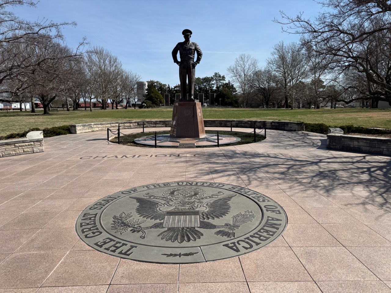 Dwight D. Eisenhower memorial in Abilene, Kansas